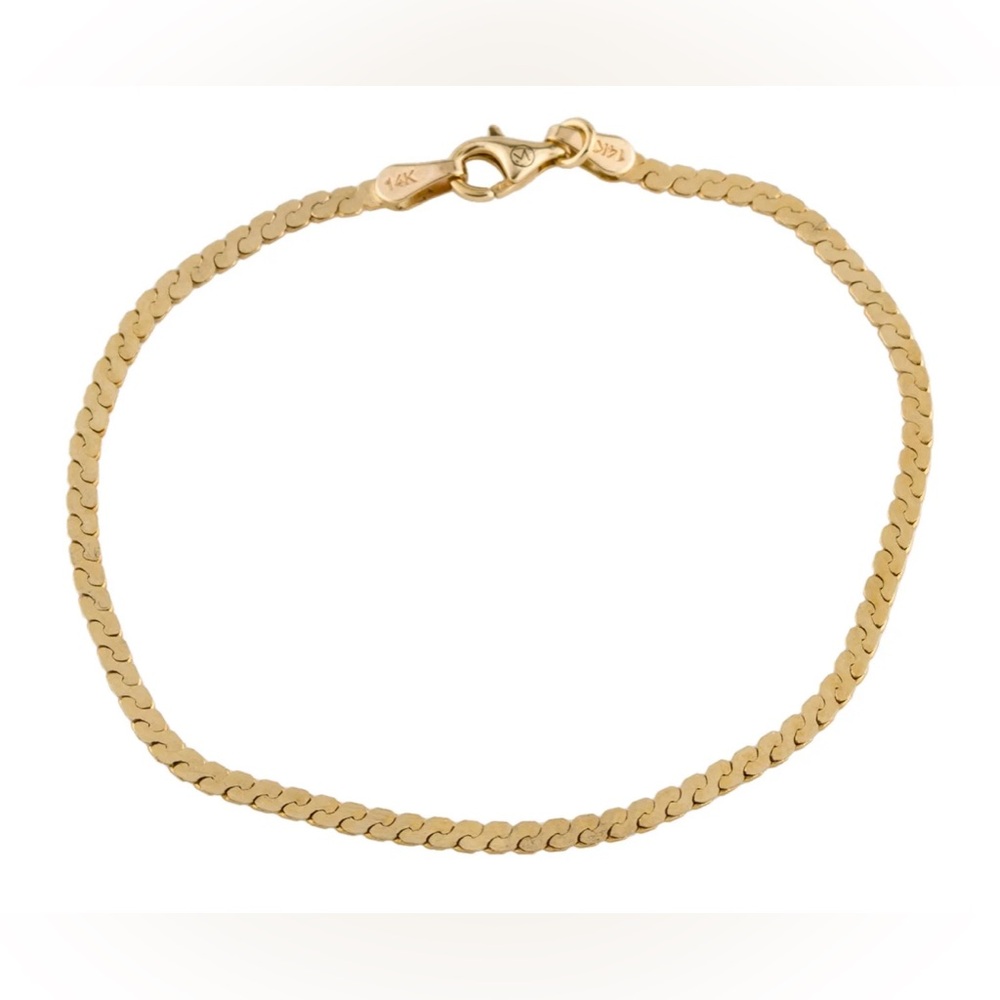 ISO: Mejuri Serpentine Chain Link Bracelet - Size XS or S